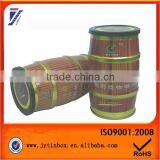 Funny Bucket Shape Tin Coffee Box