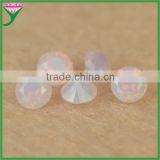 hot sale cheap prices round nano opal pink colour semi precious stone