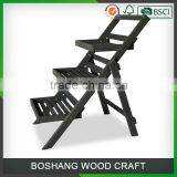 Custom Garden Balcony Wooden Display Rack thumbnail-2