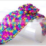 Knitted Fashion Hair Band With Flower