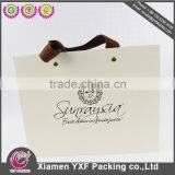 PP Webbing Handle Bags Colored Kraft White Reinforce Paper Print Bag thumbnail-3