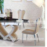 Newest Design Restaurant Chair Wholesale Hotel Dining Chair Stainless Steel Chair thumbnail-3