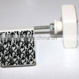 Designer Printed Ceramic Drawer Pull Knobs With Metal Fittings thumbnail-6
