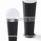 Garden solar lamp rattan solar lamp outdoor PE wicker solar lighting