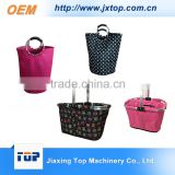 Carry Collapsible Fashion Foldable Shopping Basket With Handles