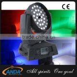 LED Disco Light High Power 36*10w 4in1 Rgbw Dmx Zoom Wash Beam Led Moving Head Stage Light thumbnail-1