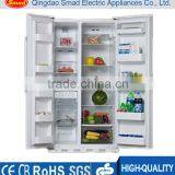 LED Display Freestanding Home Use 512L Side by Side Door no Frost Compressor Refrigerator
