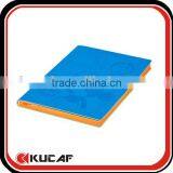 Colorful Edge Leather Bound Lined Notebook