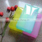 Clear Plastic Color Shoe Box With Handle