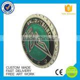 Novelty Gold and Silver Enamel Coin thumbnail-2
