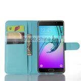 High Quality Leather Holster Card Wallet Folio Stand Flip Case Cover for Samsung GALAXY A9 thumbnail-6