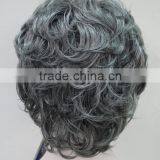 Black With c Aged Women Elderly Fluffy Wig N530 thumbnail-3