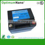 Safe and light Lifepo4 Rechargeable Battery 12V 40Ah for solar street lights
