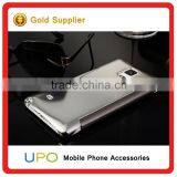 [UPO] Hard Plastic Clear View Mirror Smart Flip Cell Phone Case for Samsung Galaxy Note 4 Back Cover thumbnail-1