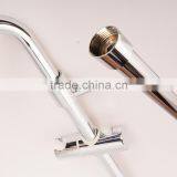 Elegant Wall Mounted Bathroom Shower Chrome Faucet thumbnail-5