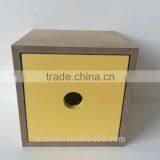 Yellow Wholesale Decorative Storage Wooden Table Case thumbnail-1