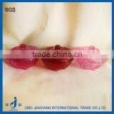 Colored Glass Fruit Bowl With Glass Lid thumbnail-1