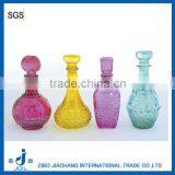 Unique Colored Glass Vodka Wine Bottle With Glass Stopper thumbnail-1