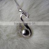 New Fashion Goose Pendant Necklace With Pearl Hot Sale thumbnail-3
