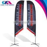 Custom Display Advertise Drop Bowhead Wind Flag thumbnail-3