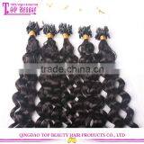 2015 New Arrival Hot Selling High Quality 100% Virgin Remy Brazilian Water Wave Micro Loop Hair Extensions