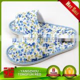 2016 New design open toe with EVA sole washable hotel slippers