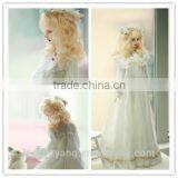 Heat Resistant Medium Blonde Curly 1/3 1/4 1/6 BJD Doll Wigs thumbnail-1