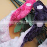 Hot Sale Microfiber Velboa Minky Material Cheap Custom Baby Bibs For Decor SBIB15091804 thumbnail-4