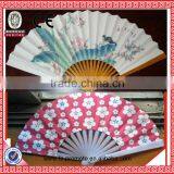 Custom Printed Summer Promotion Fashion Folding Fans thumbnail-1