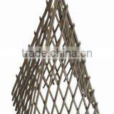 Natural Willow Expandable Obelisk Flower Pergola Border Fence