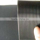 Black Fine Ribbed Rubber Matting(Panchas Caucho) thumbnail-1