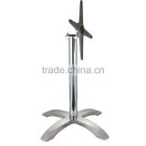 Aluminum folding table legs, brushed aluminum table legs