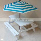 Outdoor Solid Wood Children Kids Sandpit Picnic Table thumbnail-1