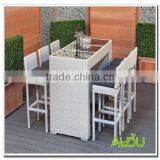 Audu Reception Bar Furniture,White Rattan Reception Bar Furniture thumbnail-1