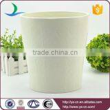 White Embossed Decorative Ceramic Kitchen Trash Cans Manufacturers thumbnail-1