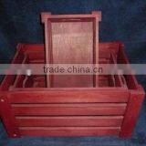 Cheap Colorful Handmade Used Wooden Fruit Crates for Sale thumbnail-4
