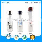 Promotional Widely Used Glass Water Bottle With Fruit Infuser/glass Water Bottle With Silicone Sleeve/pyrex Glass Water Bottle thumbnail-3