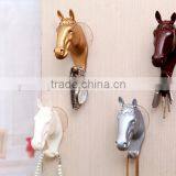 Wholesale Stock Horse Shaped Resin Decorate Sucker Wall Hook thumbnail-3