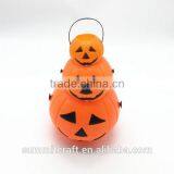 Plastic Halloween Pumpkin Props Led Light up Halloween Buckets thumbnail-3