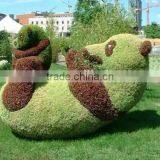 Life Size Large Top Party Artificial Landscape uv Resin Plastic Animal Leaf Alphabet Letter Rolls-Royce Car Pandstatue E08 23o8 thumbnail-1