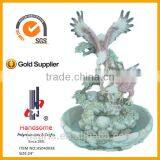 25" Eagle Animal Water Fountain Garden Water Fountain thumbnail-3