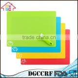 FDA Standard BPA FREE 4 Piece Flexible Plastic Kitchen Food Chopping Mat Cutting Board thumbnail-1