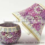 PINK Mosaic Candle Holders Wedding Arch Decorations