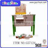 2015 New Promotional Wooden Mother Garden Big Wooden Kids Play Kitchen Set for Children thumbnail-2
