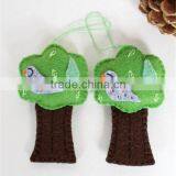 2017 Partridge in a Pear Tree Felt Hanging Decor Made in China