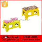 Good Quality Nice Looking Anti-Slip Plastic Folding Step Stool Folding Plastic Stool 450721 thumbnail-1