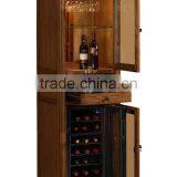 Natural Wood Grain Wine Cooler Cabinet Red Wine Storage Wine Cabinet thumbnail-1
