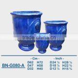 GLAZED CERAMIC OUTDOOR POT BN-G080 thumbnail-1