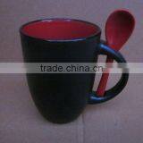 Wholesale Coffee Mug With Spoon,Ceramic Coffee Mug and Cup thumbnail-1