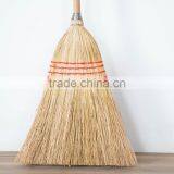 5 Stitches Long Handle Natural Sorghum Corn Broom thumbnail-2
